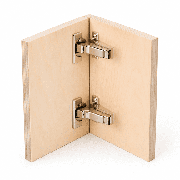 110 Degree Face Frame Cabinet Hinges, Set of 2, for inset face frame cabinet doors