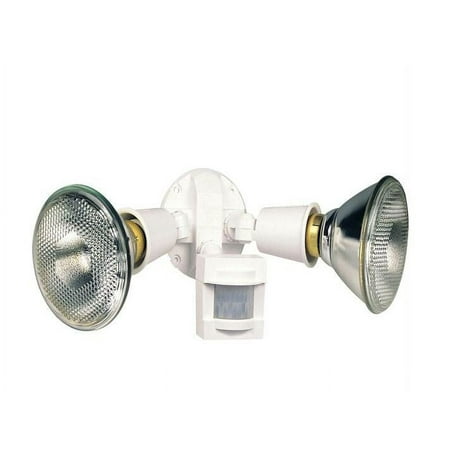 Heath Zenith SL-5408-WH-A Motion Security Floodlight, 120 Volt