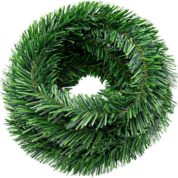 110 Feet Christmas Garland Artificial Green Pine Garland Greenery Garland for Xmas Holiday Wedding Party Outdoor Indoor Decoration