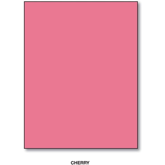 110 Index (199gsm) 8.5 X 11 Inches - Pack of 250 (Cherry)