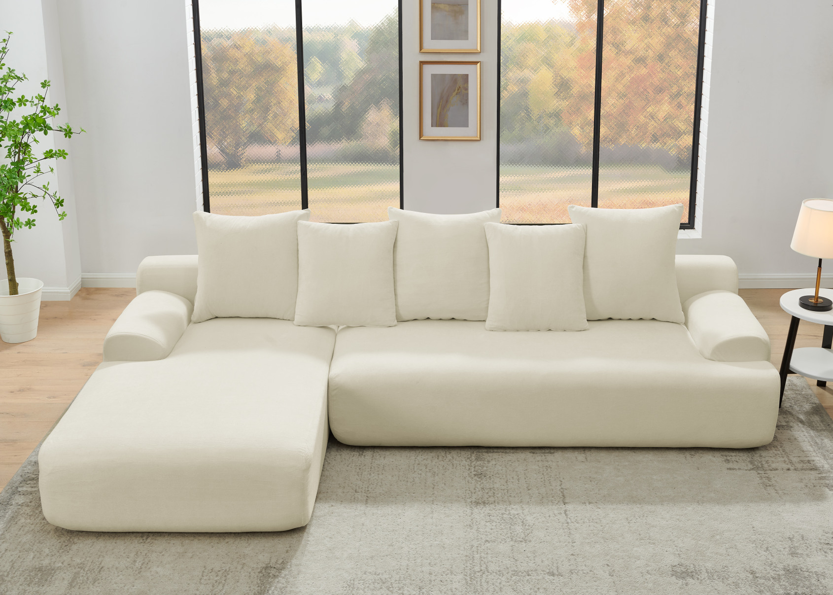 110 Modular Sectional Sofa Boneless L Shape Cloud Couch With 30 Deep 110 Modular Sectional Sofa Boneless L Shape Cloud Couch With 30 Deep