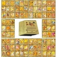 110 PCS Anime Gold Cards, Ultra Rare Gold Foil Card Cards Pack Gift for ...