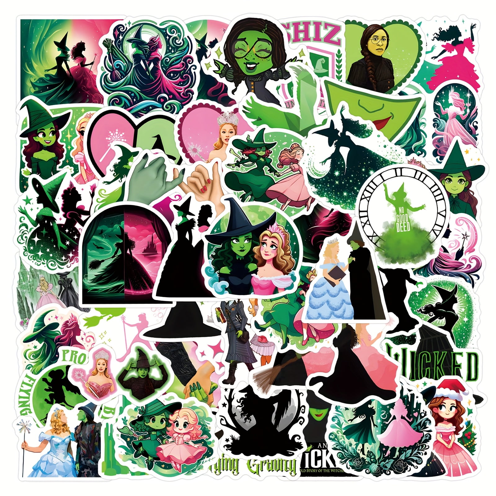 110 PCS Magic Witchy Magic Stickers, Witchcraft Supplies Sticker with Star, Moon, Crow DesignsAesthetic Sticker for Crafting, Journaling, Scrapbooking, Gifts, Witchcraft Supplies, Planner, Laptops