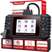 iCarsoft POR V2.0 OBD2 Scanner for Porsche - 2-in-1 Full System Diagnostic Tool with 9 Reset Functions, Auto VIN, Battery Test, Code Reader, TPMS, EPB, SAS, DPF, BMS, INJ