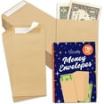 thumbnail image 1 of 110 Pack Kraft Small Money Envelopes for Cash Saving, 3.5x6.5in Small Cash Envelopes for Money, Coins, Gift, Trinkets, 1 of 6
