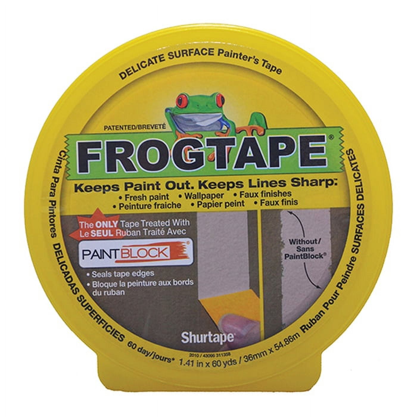 110-Pack of 1.41” x 60 yds Shurtape 24483 FrogTape Delicate Surface Painter’s Masking Tape