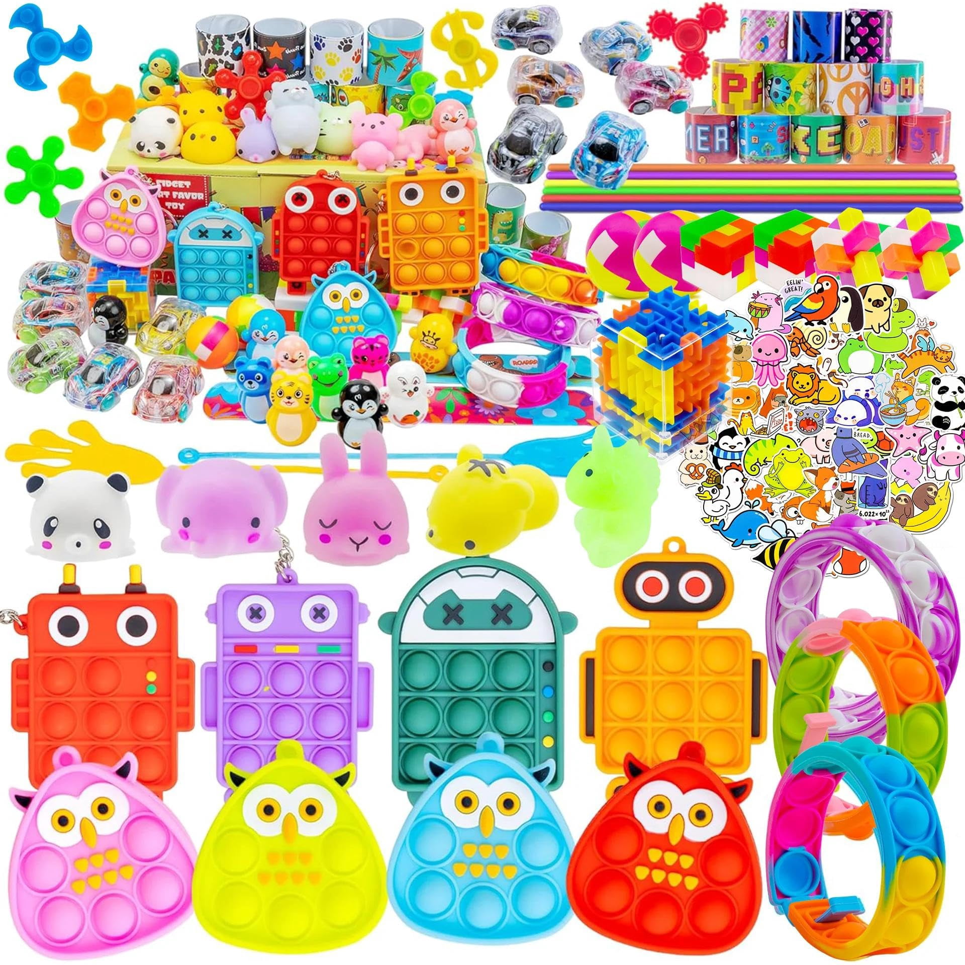 110 Pcs Party Favors For Kids 4-8-12, Goodie Bags Stuffers, Treasure ...