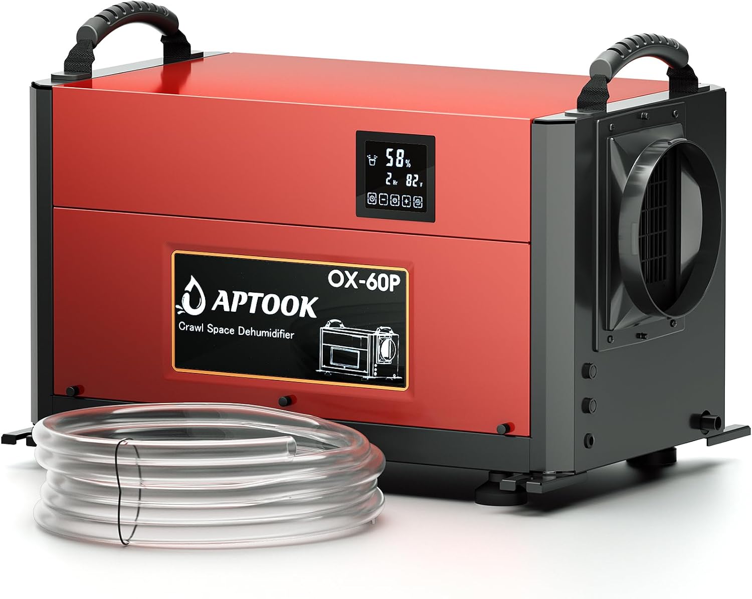 110 Pint Crawl Space Dehumidifier with Drain Hose, Commercial