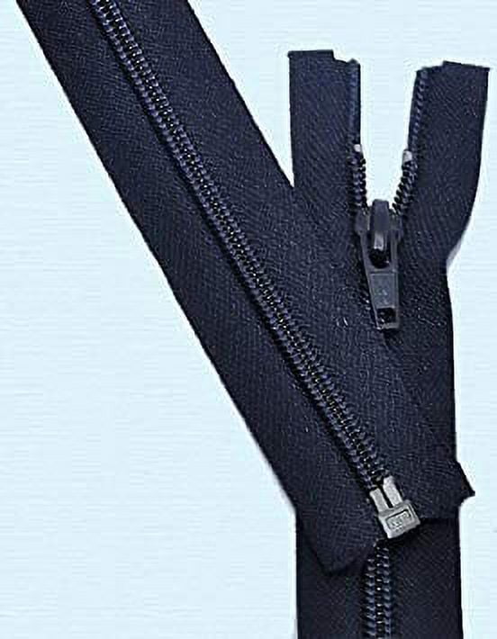 110" Sleeping Bag Separating Zipper ~ YKK #5 Nylon Coil Zipper ~ Dark Navy (3 Zippers / Pack)