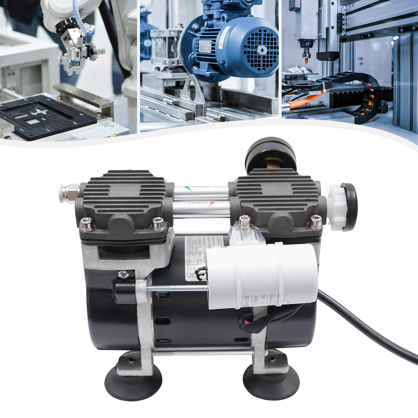 110 Volf 60Hz Vacuum Pump Oil-Free Vacuum Pump Industrial Vacuum Pump 150 Watt