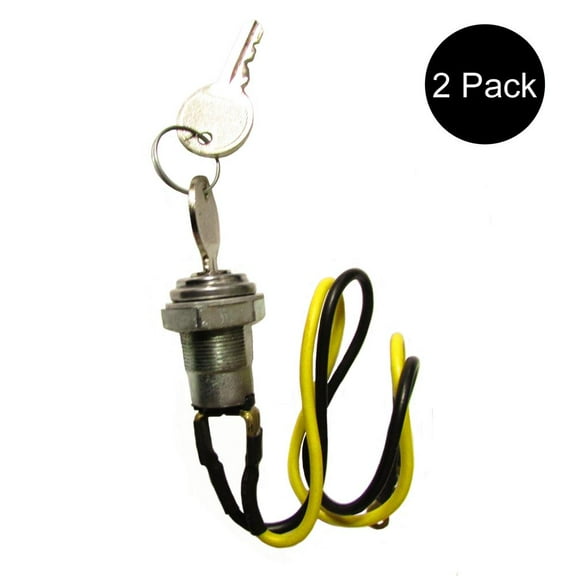 Qty 2: Ignition Switch w/ Wire & Keys Fits Ford New Holland Replaces 1100-0959