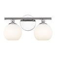 thumbnail image 1 of 1100-2V-CH-Z-Lite-Neoma - 2 Light Bath Vanity In Modern Style-7.25 Inches Tall and 13.5 Inches Wide-Chrome Finish, 1 of 2