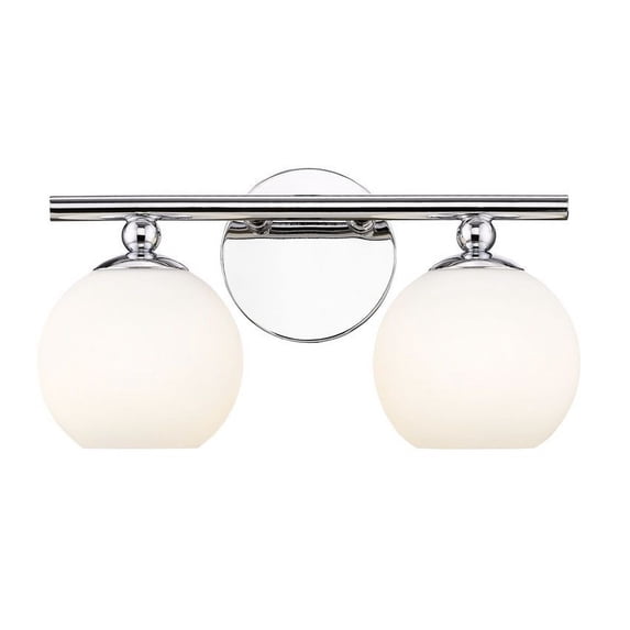 1100-2V-CH-Z-Lite-Neoma - 2 Light Bath Vanity In Modern Style-7.25 Inches Tall and 13.5 Inches Wide-Chrome Finish