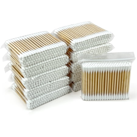 1100 Count Cotton Swabs With Bamboo Sticks
