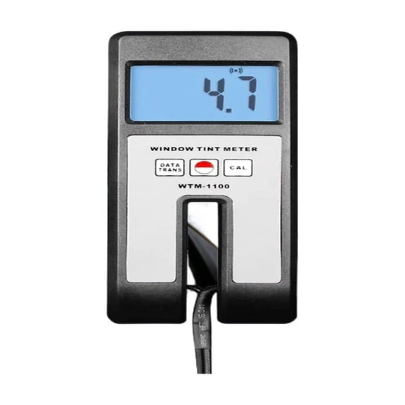 1100 Digital 18mm Thickness Window Tint Meter, 100% Ran s Plastic Visual Light Transmission With Sensor