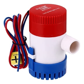 1100 Gph 12V Automatic Bilge Pump for Boats And Rvs - Submersible Water Pump with Float Switch for Marine, Pool, Basement, And Emergency Water Removal
