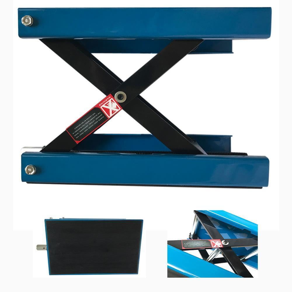 1100 LB Dirt Bike ATV Scissor Jack Motorcycle Lift Crank Floor Stand