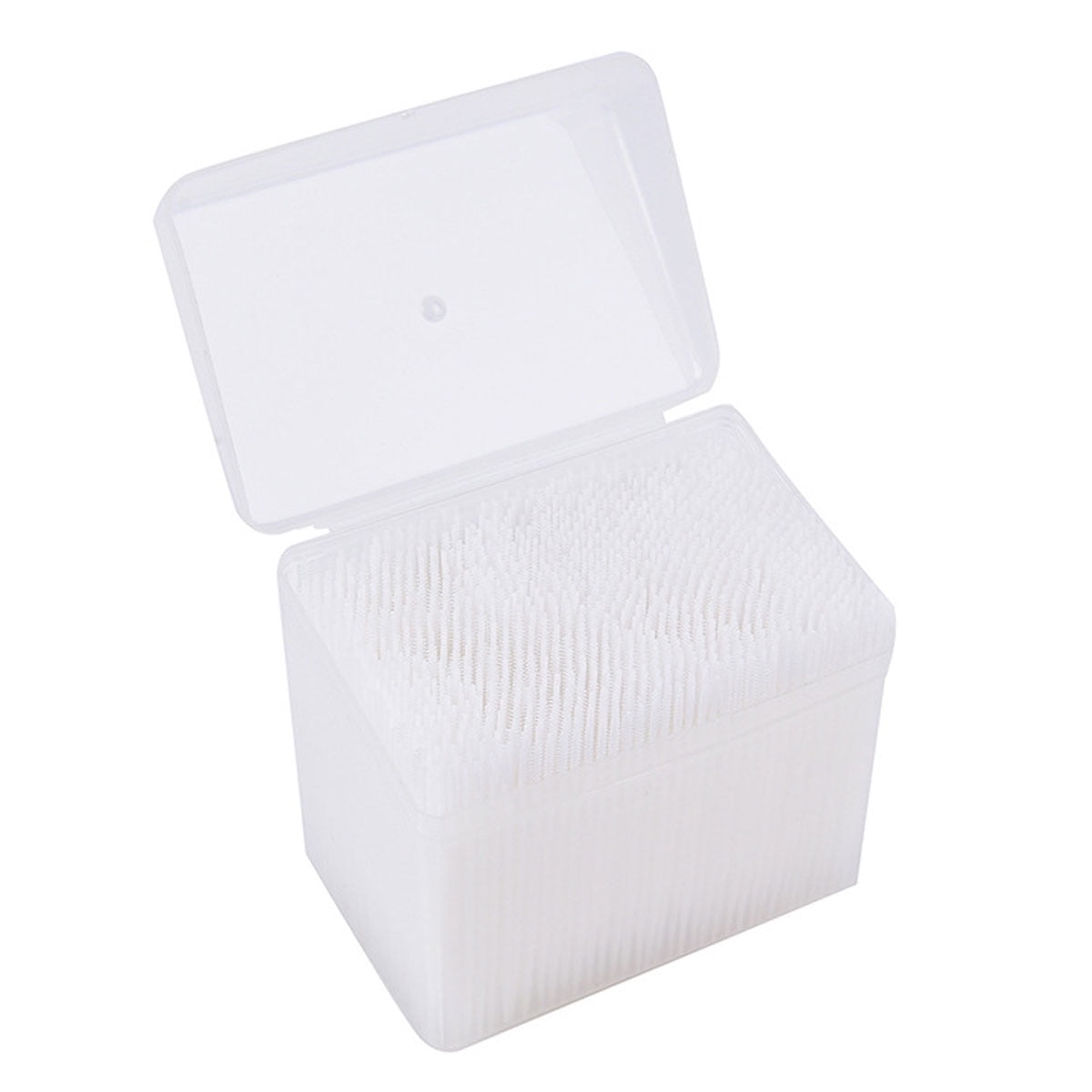 1100 Pcs Disposable Plastic Toothpick Oral Cleaning Care Tooth Cleaning Tool or Cocktail Sticks Double Head Plastic Toothpicks Disposable Brush Toothpick