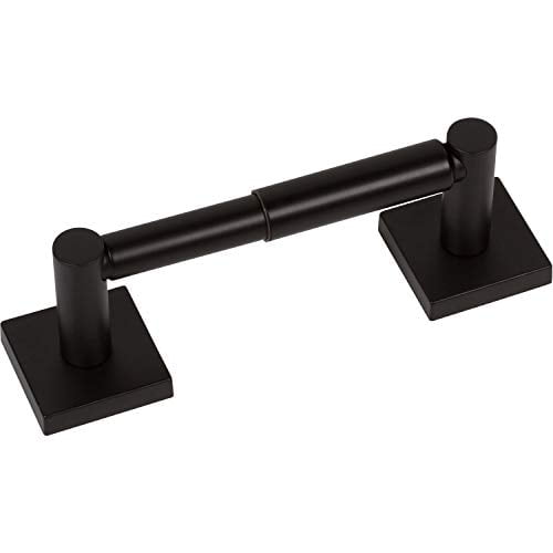 1100 Series Matte Black Wall Mounted Toilet Paper Holder