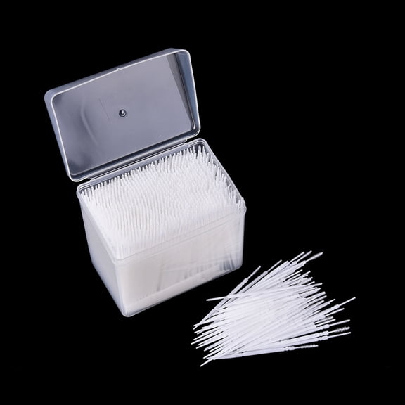 1100 Sticks/box Pale toothpicks 2-way Interdental toothbrush Pick Plastic Dental Picks Mouth hygiene 6.5 Cm Toothbrushes