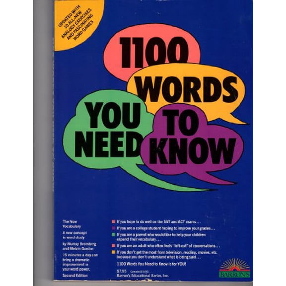 Pre-Owned 1100 Words You Need to Know (Paperback) 0812022645 9780812022643