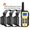 thumbnail image 1 of 1100 YD Remote Three Dog Training Shock Collar with Auto Anti Bark,100 Levels of Static Stimulation and Vibration for Small Medium Large DogsSmall Medi, 1 of 9
