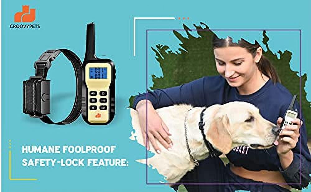 1100 Yard Remote Dog Shock Collar Automatic Stop Bark Training Device