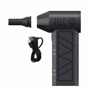 110000RPM Mini Turbo Jet Fan Electric Air Duster 3 Gear Turbo Violent Blower Rechargeable With Light Car Cleaning ,High Power