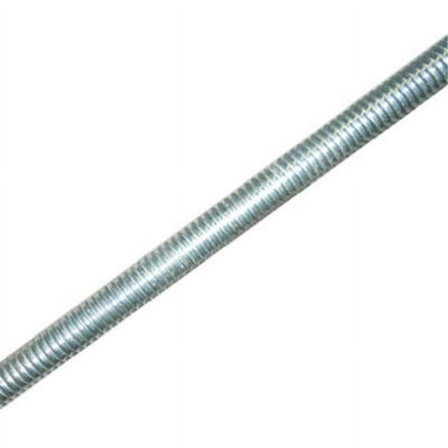 11007 0.25 - 20 x 12 in. Threaded Steel Rod, Pack Of 5