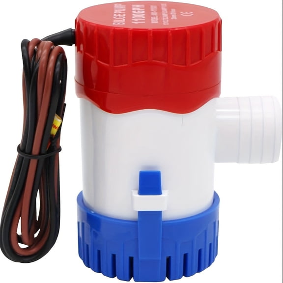 1100GPH 12V Electric Bilge Bump, Low Noise Electric bilge pump, Submersible Boat Bilge Pump Used For Yachts, RVS, Pools