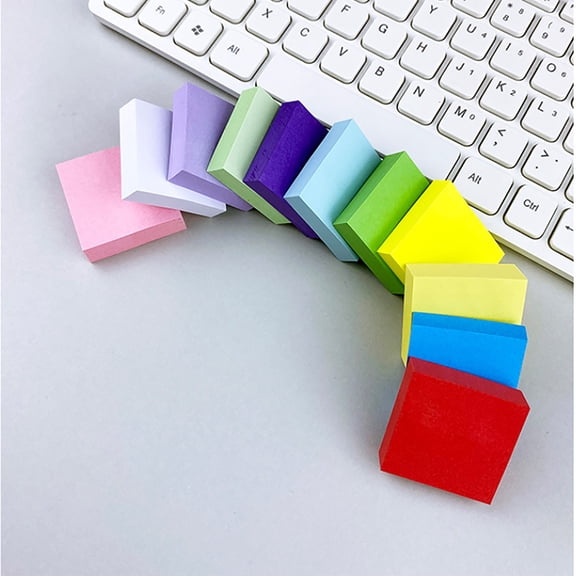 1100PCS Sticky Notes, 1.5"×1.5" Pop Up Self-Stick Notes Pads, Adhesive Mini Memo Pads with 11 Soft Colors, Easy to Post for Office, Study, Home, 11 Pads/Pack, 100 Sheets/Pad,Multicolor