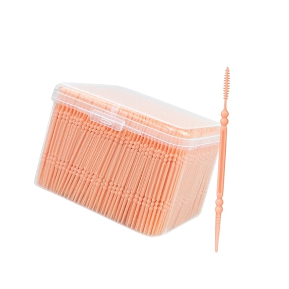 1100Pcs Brushpick Dentals Floss Pick Disposables Interdental Brush,Brace Brush,Dentals Picks for Teeth Cleaning Gifts