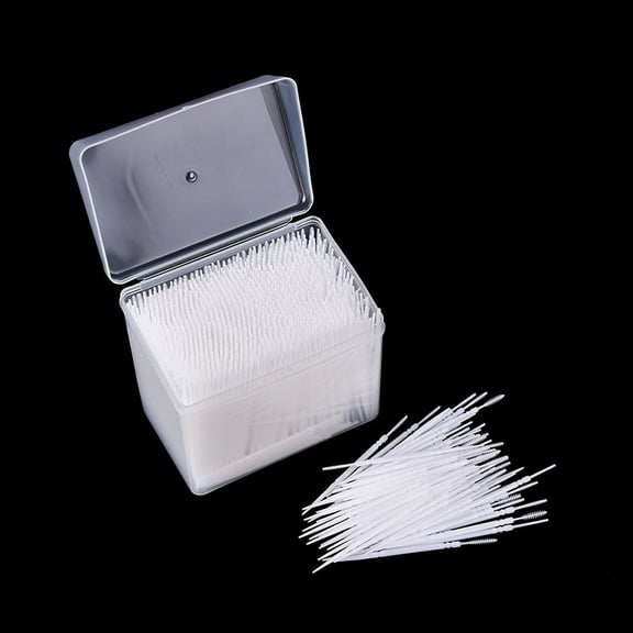 1100Pcs Plastic Dental Picks Oral Hygiene 2 Way Interdental Brush Tooth Pick (2pcs)