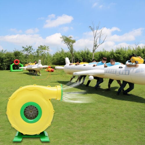 1100W 1.5 HP Air Pump Blower Fan for Commercial Inflatable Bounce House 3300rpm Used in Outdoor Bounce Room, Slide, Obstacle Course,etc.