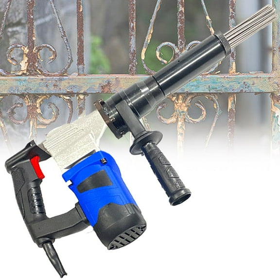 1100W Industrial Electric Descaling Tool, Electric Rust Removal Machine, Welding Slag Cleaning Scaler, for Stairs, Iron Fence, Dock