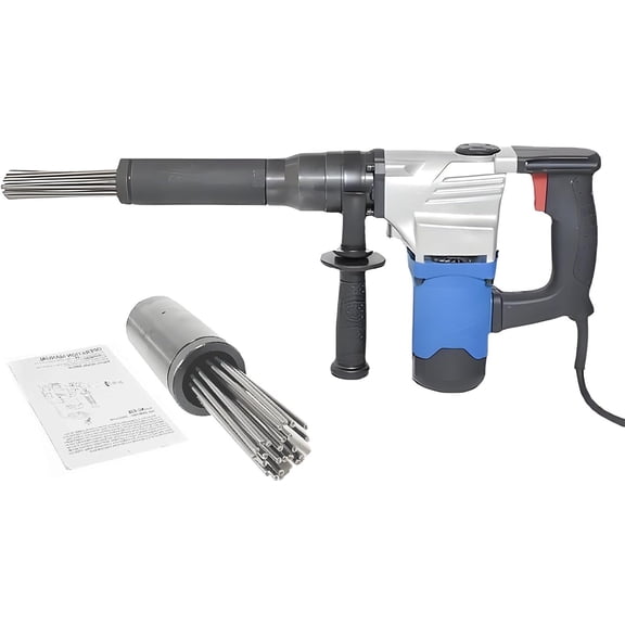 1100W Universal Needle Scaler Electric Rust Removal Gun Rust Remover Gun Needle Type Rust Removal Gun Welding Slag Removal Tool Antirust