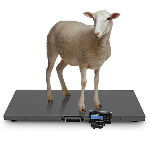 1100lbs Digital Livestock Scale Large Pet Dog Sheep Goat Scale for Warehous Use