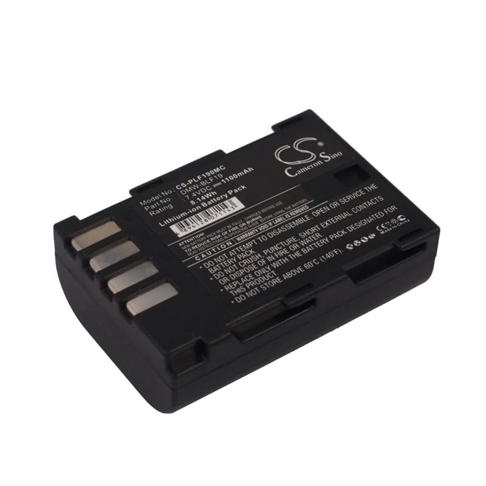 HOSAN DMW-BLF19 DMW-BLF19E Batterie 2000mAh Compatible Lumix GH3 GH4 GH5 GH5S G9 - Charge Rapide USB