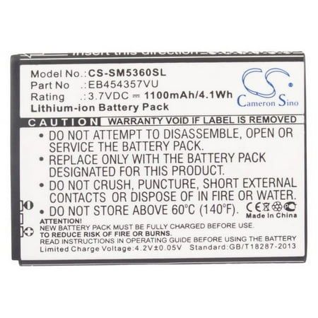 1100mAh EB454357VU EB454357VA Battery for Samsung Galaxy Pocket Plus GT-B5330 Wave Y GT-S5360 GT-S5300 GT-S5310 GT-S3350CWAXEU G