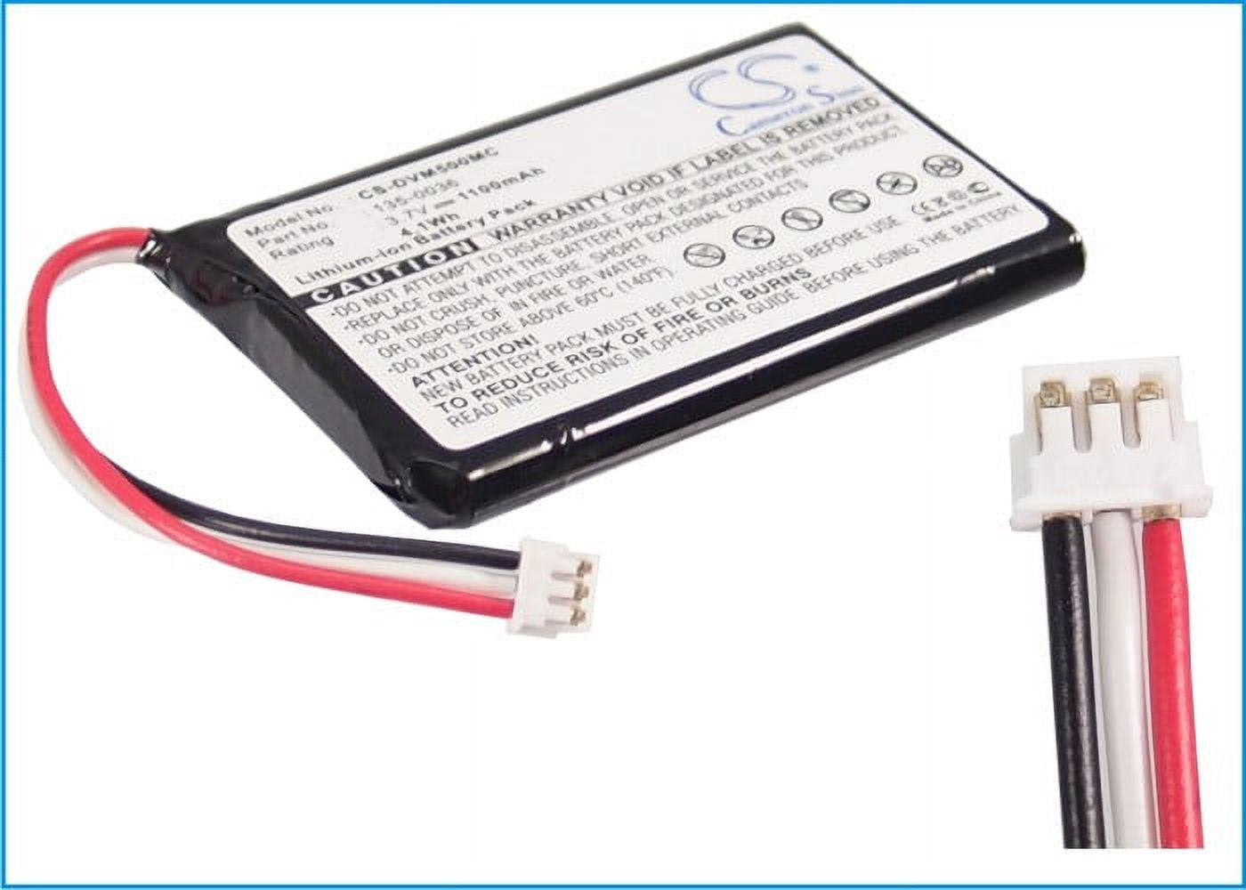 Dvc Battery 1100mAh Li-ion Battery Digital Ally DV-500ULTRA, DVB-500 Waterproof ...