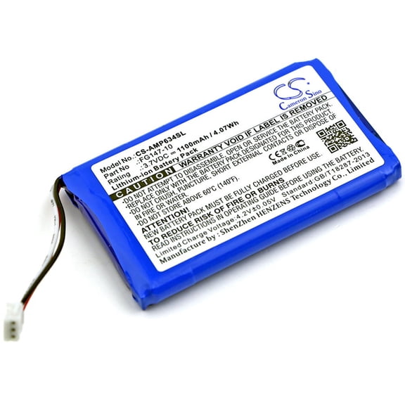1100mAh MIO-RBP FG147-10 54-0148-SA Battery for AMX Mio Modero remote controls RS634