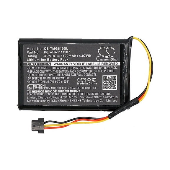1100mAh TomTom AHA1111107 P6 Battery for Go Essential 4FA60 Go 610