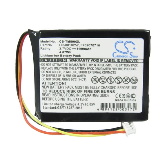 1100mAh TomTom F709070710 F650010252 Battery for 4N00.012 Rider One 3rd Edition Dach One S4L One Regional One IQ Routes 4N01.003