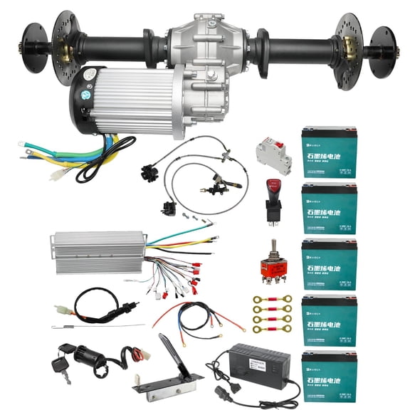 1100mm Rear Differential Axle Kit 60V 2500W Motor ATV Go Kart Golf Cart Buggy