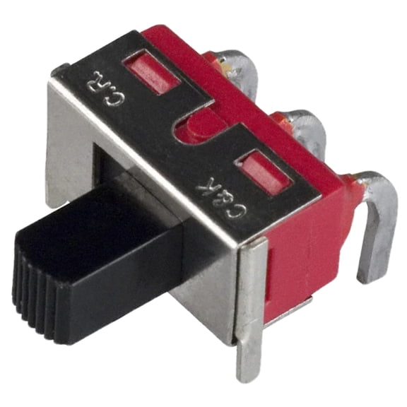 1101M2S4AKE2 Slide Switch SPDT Through Hole, Right Angle