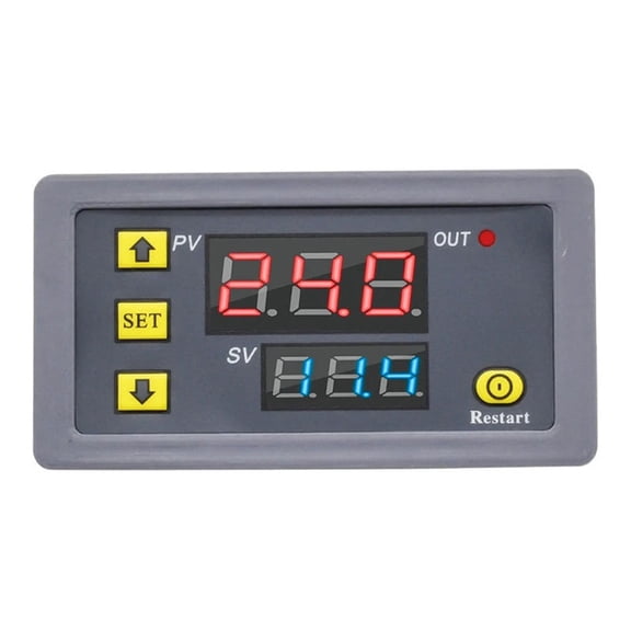 110220V Programmable Digital Time Relay Cycle Delay Module With Led Display