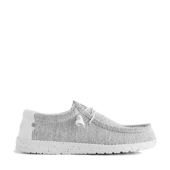 110350703 Hey Dude Mens Wally Sox Stone White Size 9