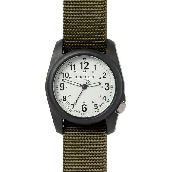 11049 Stone / Defender Olive Nylon Analog Quartz Unisex Watch