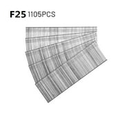 1105 Pcs F25 Straight Brad Nails for DIY Home/Gardening Woodworking