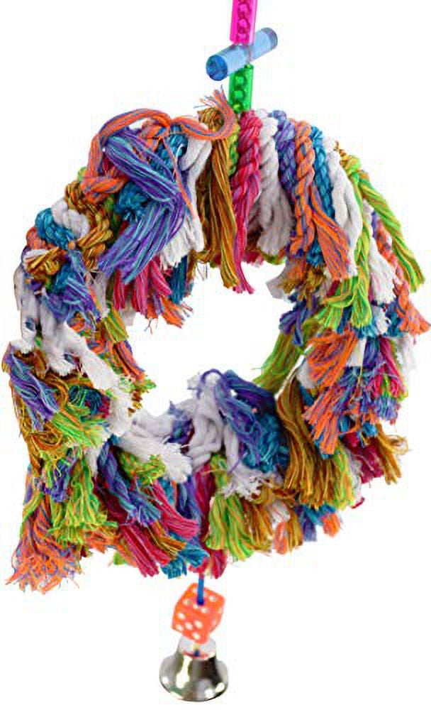 1109 Medium Ring Toy Parrot Cage Rings Cages Swing Playground Plucker